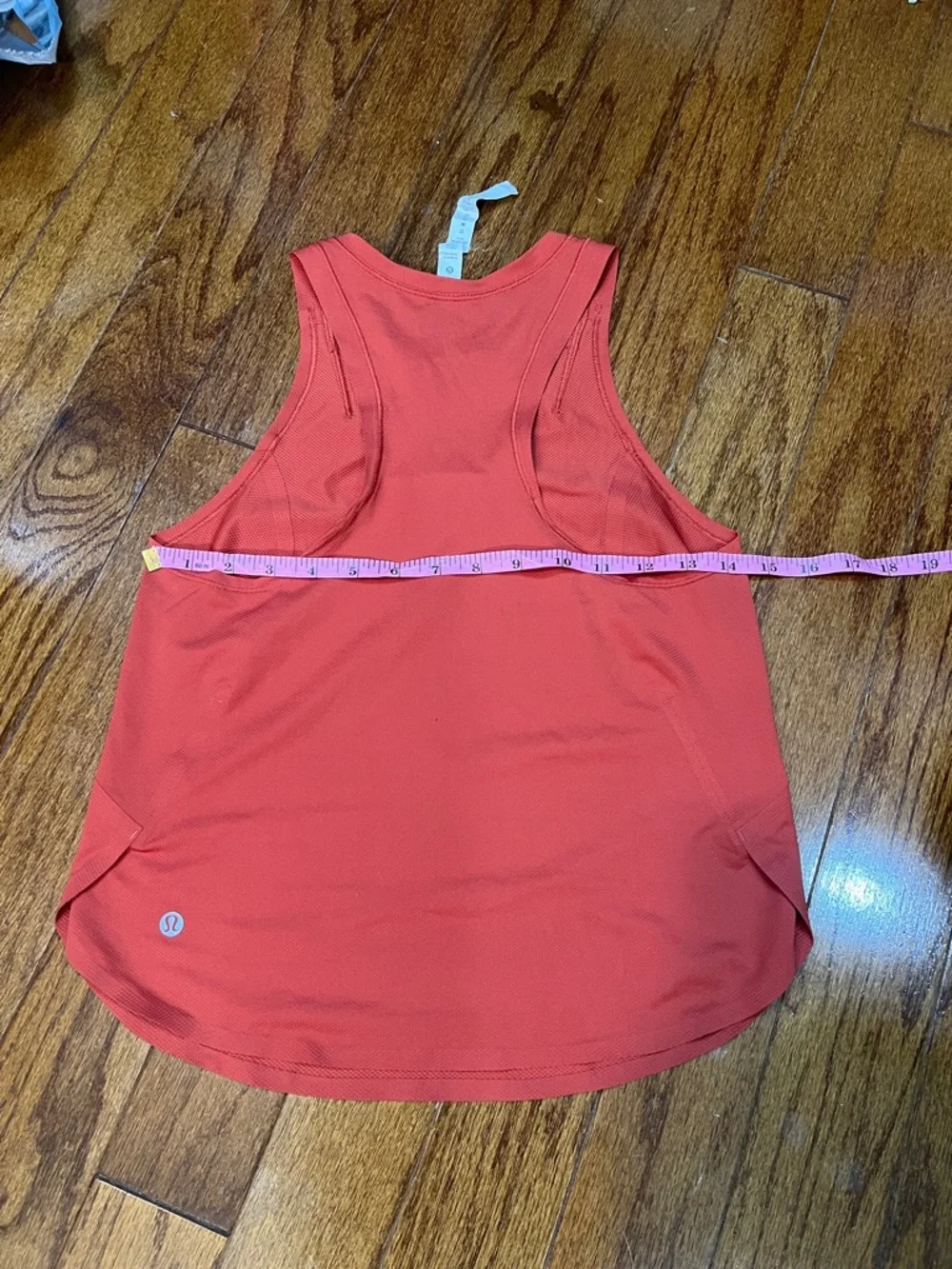 23. Lululemon size 2 fast and free running training tank burnt orange